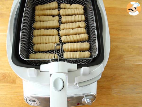 Palitos de queso con masa casera - Preparación paso 4