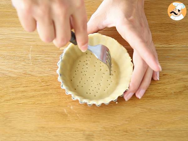 Tartaletas de frambuesa y crema pastelera - Preparación paso 5