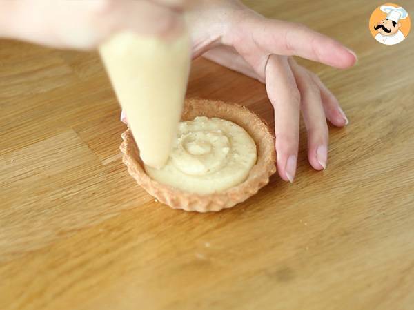 Tartaletas de frambuesa y crema pastelera - Preparación paso 6