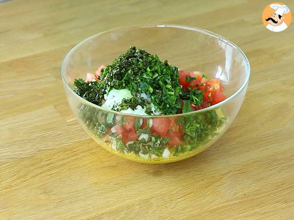 Tabulé, la receta refrescante del verano - Preparación paso 2