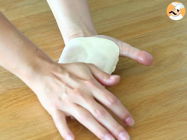 Cuernos de gacela, pastelería oriental - Preparación paso 3