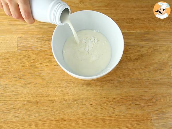 Chocolate liegeois, Dalkys con nata montada - Preparación paso 2