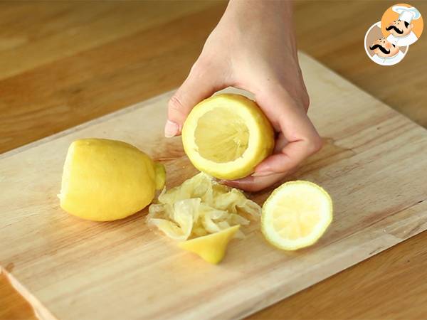 Limón helado, postre refrescante - Preparación paso 1