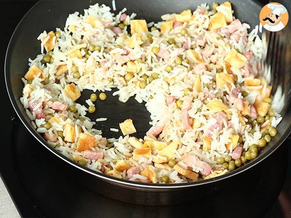 Arroz cantonés express, receta fácil - Preparación paso 3