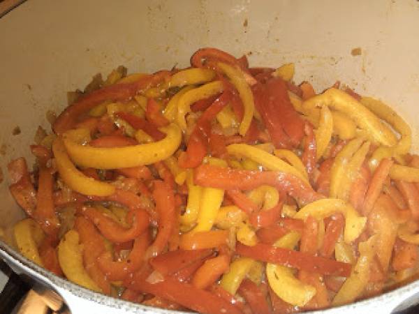 Piperrada - Preparación paso 2