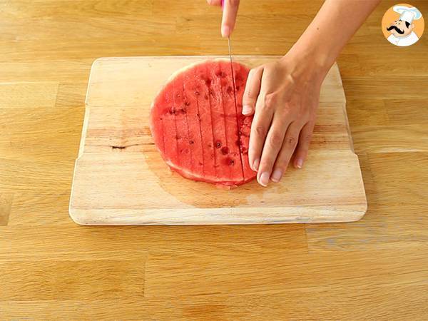 Cubo de rubik de fruta, ensalada de frutas con estilo - Preparación paso 1