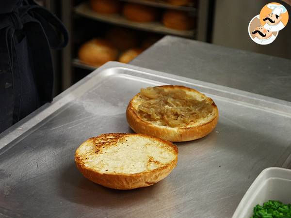 La hamburguesa de Edmond burger - Preparación paso 1