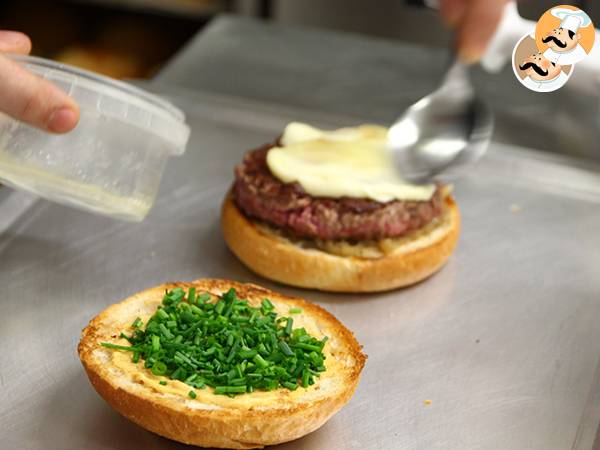 La hamburguesa de Edmond burger - Preparación paso 4