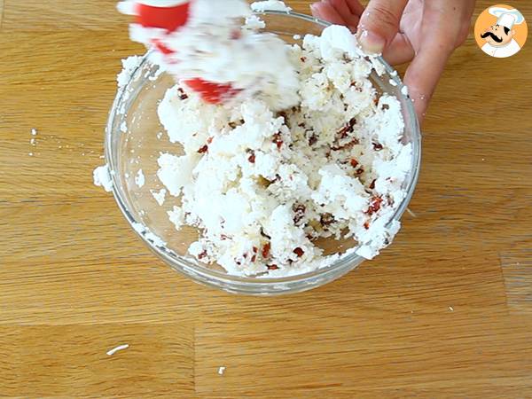 Nube de huevos con chorizo - Preparación paso 3