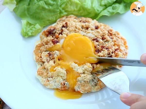 Nube de huevos con chorizo - Preparación paso 7
