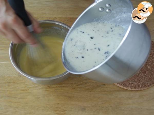Crema muselina, mousseline - Preparación paso 2