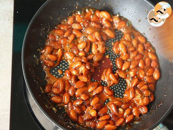 Praliné de almendras casero - Preparación paso 2
