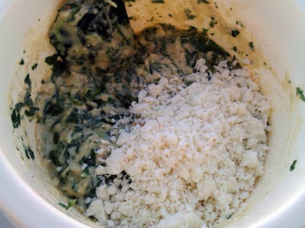 Muffins de espinacas y queso - Preparación paso 8