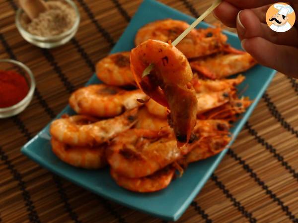 Gambas flambeadas al whisky - Preparación paso 5