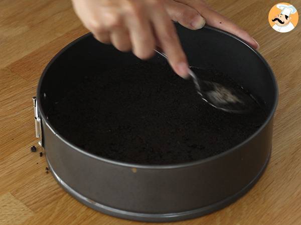 Brownie de mantequilla de cacahuete y Oreo - Preparación paso 2