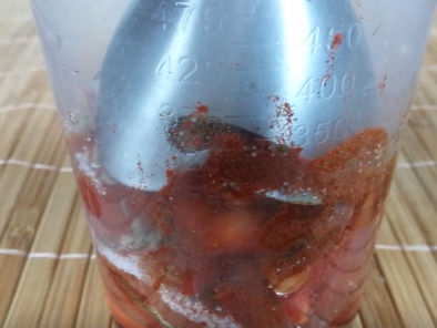 Mojo picón canario - Preparación paso 1