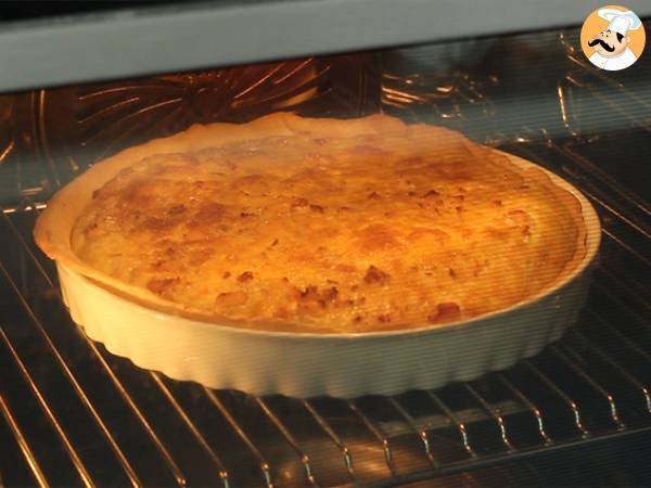 Quiche de salmón fácil y rápida - Preparación paso 5