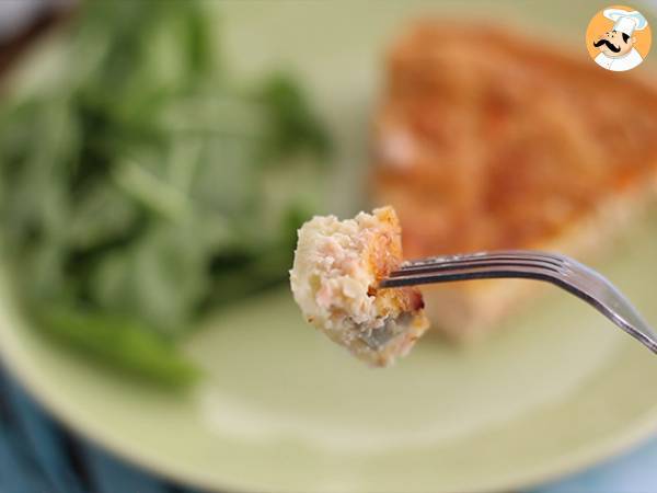 Quiche de salmón fácil y rápida - Preparación paso 6