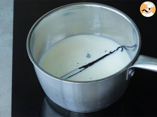 Natillas de vainilla suaves y fácil - Preparación paso 1