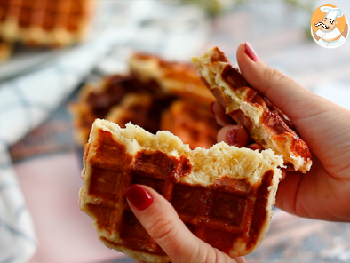 Gaufres, Gofres caramelizados - Preparación paso 6
