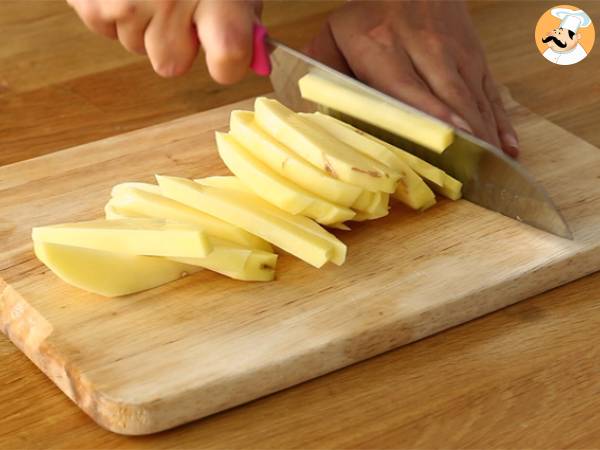 Patatas fritas crujientes caseras - Preparación paso 1