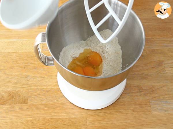 Tarta brioche de ciruelas - Preparación paso 1