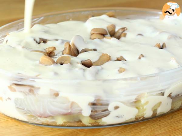 Gratinado de pescado, fácil de hacer - Preparación paso 5