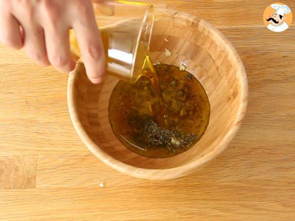 Langostinos al ajillo en el horno - Preparación paso 2