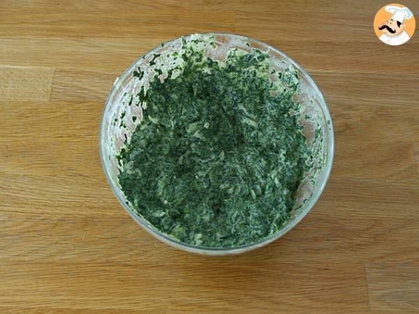 Buñuelos de espinacas fáciles - Preparación paso 2