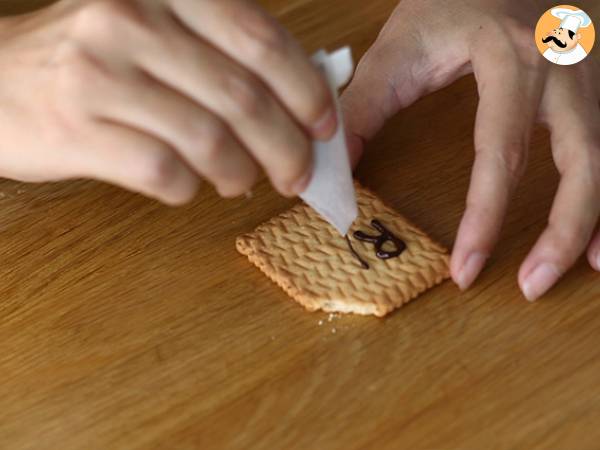 Cementerio brownie para Halloween - Preparación paso 4