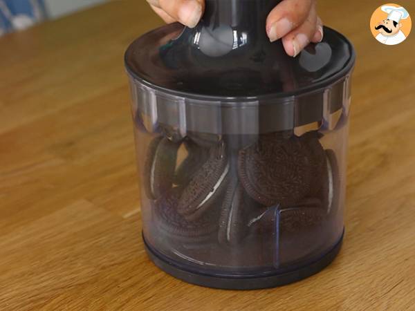 Cementerio brownie para Halloween - Preparación paso 6