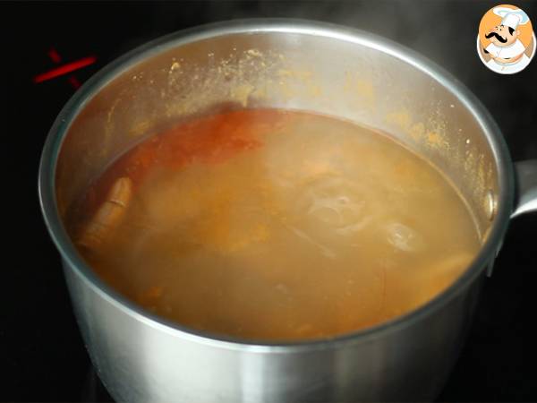 Fumet o caldo de gambas - Preparación paso 3