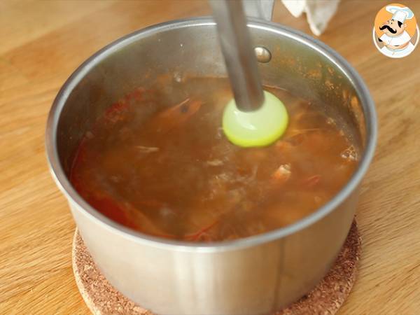 Fumet o caldo de gambas - Preparación paso 4