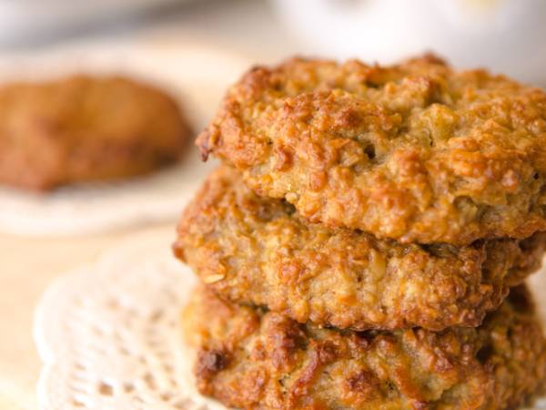Galletas de avena con pera y canela - Preparación paso 3