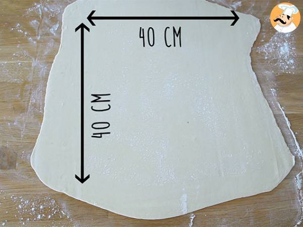 Milhojas crujiente de crema pastelera - Preparación paso 1