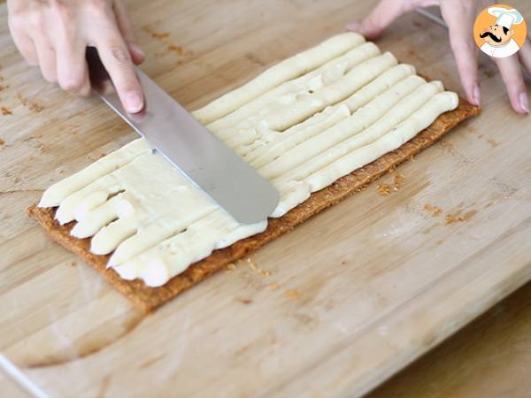 Milhojas crujiente de crema pastelera - Preparación paso 9