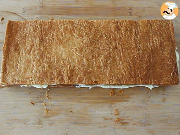 Milhojas crujiente de crema pastelera - Preparación paso 10