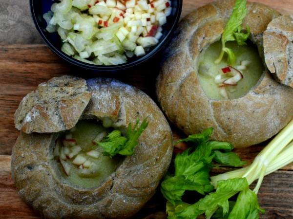 Sopa de apio - Preparación paso 1