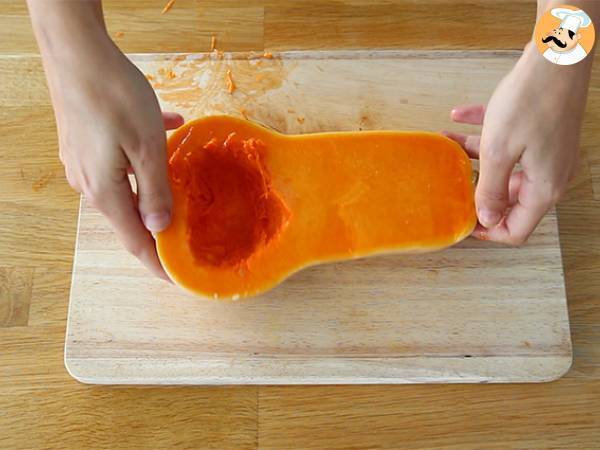 Crema de calabaza butternut deliciosa - Preparación paso 1