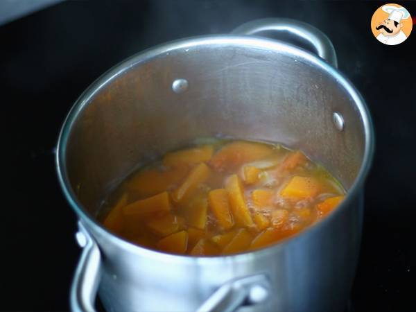 Crema de calabaza butternut deliciosa - Preparación paso 4