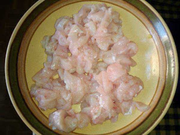 Sopa china de pollo y maiz - Preparación paso 3