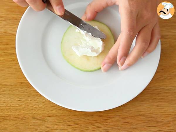 Milhojas de salmón y manzana - Preparación paso 2