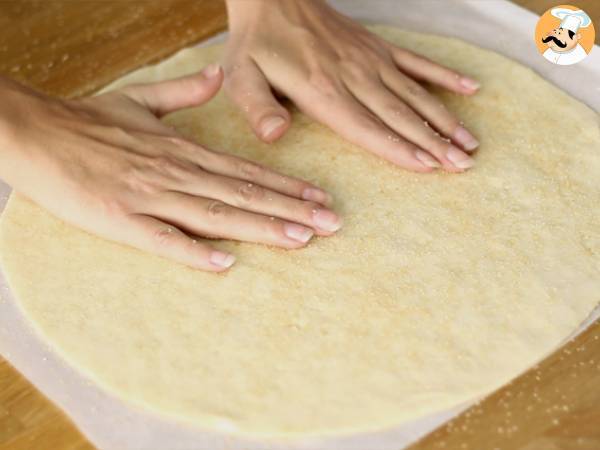 Palmeritas de hojaldre con azúcar - Preparación paso 2