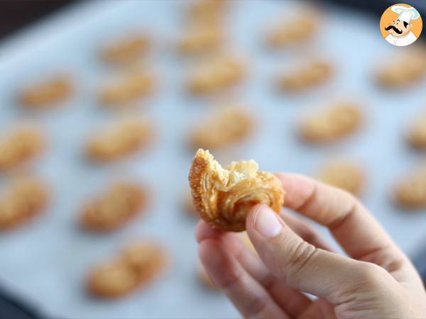 Palmeritas de hojaldre con azúcar - Preparación paso 6