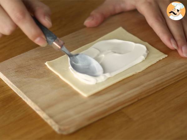 Empanadas hojaldre de jamón y queso - Preparación paso 1