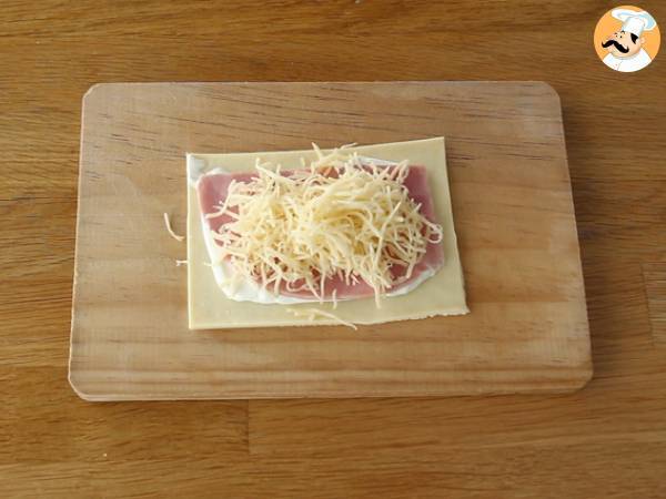 Empanadas hojaldre de jamón y queso - Preparación paso 2