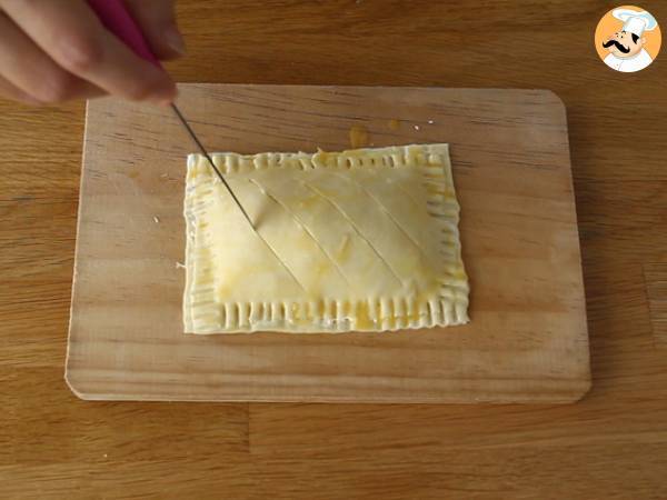 Empanadas hojaldre de jamón y queso - Preparación paso 4