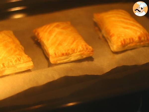 Empanadas hojaldre de jamón y queso - Preparación paso 5