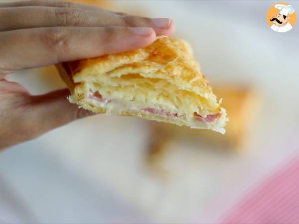Empanadas hojaldre de jamón y queso - Preparación paso 6