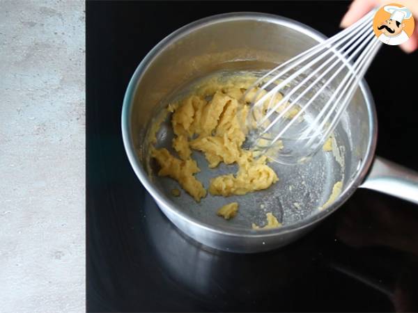 Soufflé de foie gras - Preparación paso 1